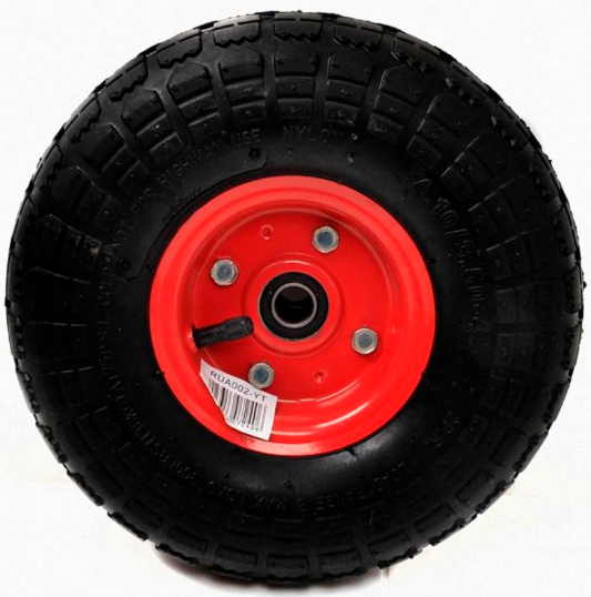 RUEDA CON LLANTA INFLABLE 10” CON ROLES RUA002-YT